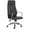 Milton Gray Leatherette High Back Office Chair