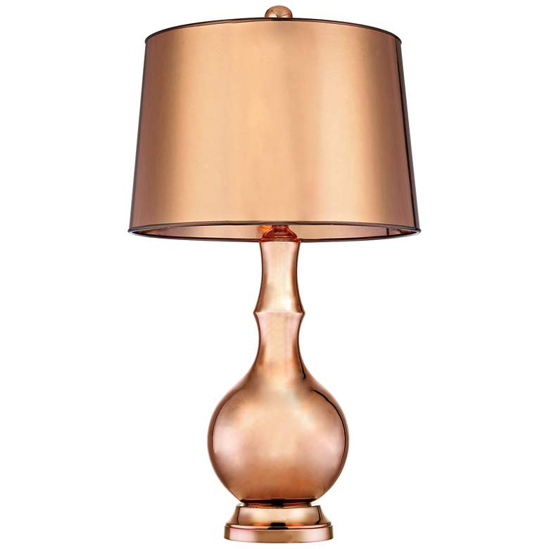 Image 1 Mimosa Copper Tall Vase Metal Table Lamp