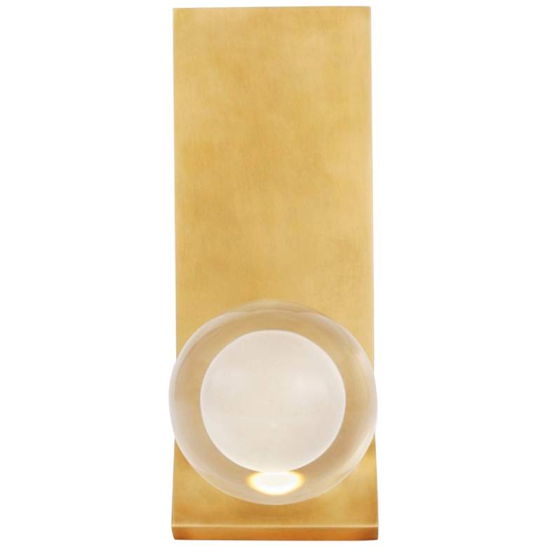 Image 3 Mina 14" High Natural Brass LED Wall Sconce more views