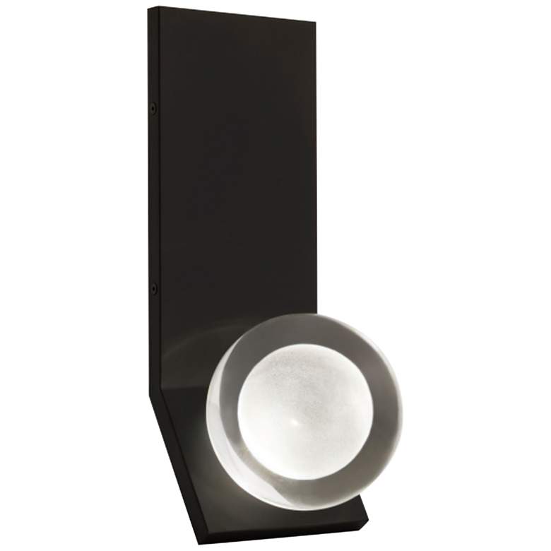 Image 1 Mina 14" High Nightshade Black LED Wall Sconce