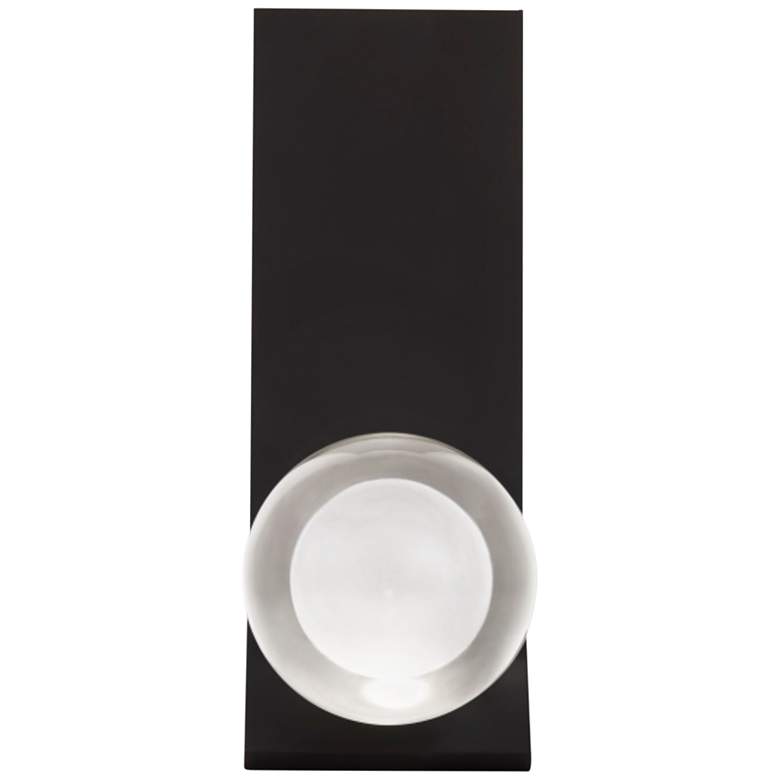 Image 3 Mina 14" High Nightshade Black LED Wall Sconce more views