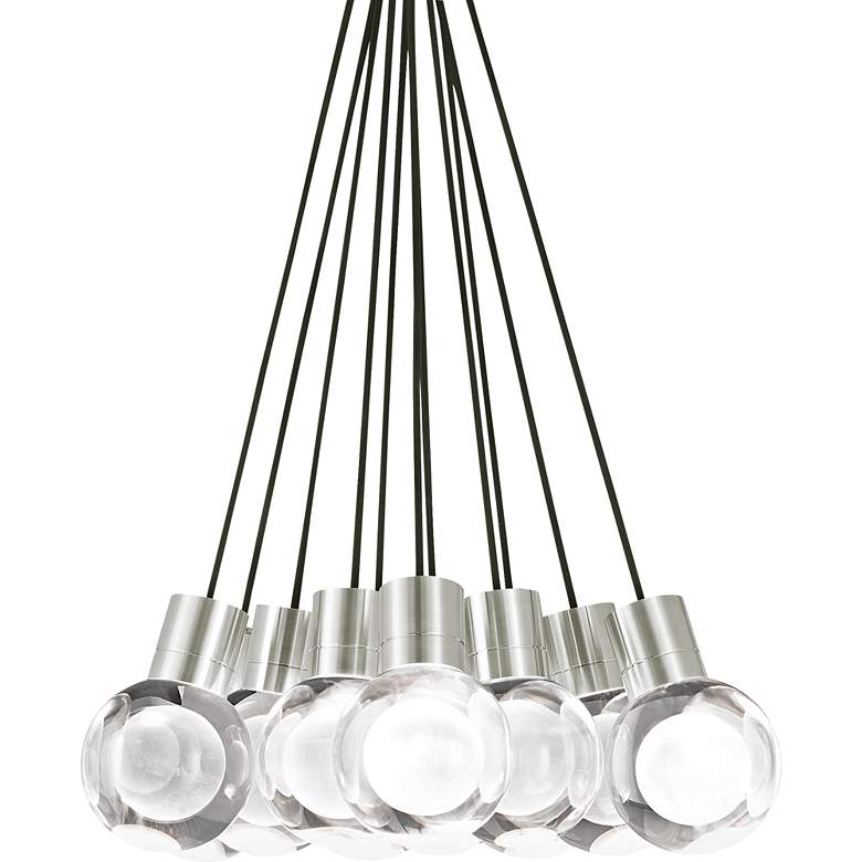 Image 1 Mina 20" Wide Satin Nickel Multi-Light Pendant