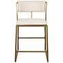 4_Mina 25" Antique Brass Metal Counter Stool more views