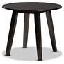3_Mina Dark Brown Wood 5-Piece Dining Table and Chair Set more views