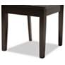 6_Mina Dark Brown Wood 5-Piece Dining Table and Chair Set more views