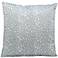 Mina Victory Leopard 20" Gray Indoor-Outdoor Pillow