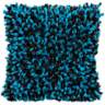 Mina Victory Life Styles Tube 18" Square Teal Throw Pillow