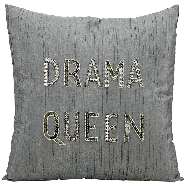 Image 1 Mina Victory Luminescence Drama Queen 18 inch Square Pillow