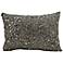 Mina Victory Luminescence Pewter Gray 14" x 10" Pillow