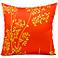 Mina Victory Orange and Yellow 20" Indoor-Outdoor Pillow