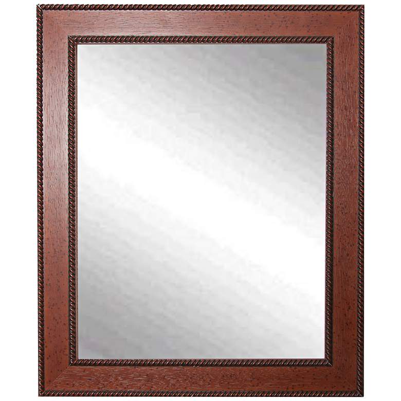 Image 1 Minden Western Rope 25 inch x 31 inch Rectangular Wall Mirror