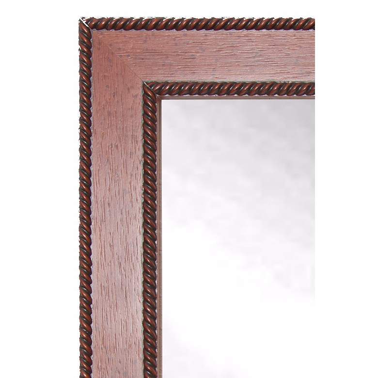 Image 2 Minden Western Rope 25 inch x 31 inch Rectangular Wall Mirror more views