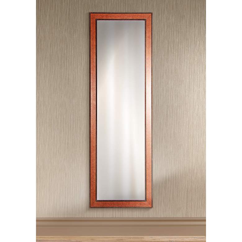 Image 1 Minden Western Rope 25 inch x 63 inch Full Length Floor Mirror