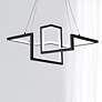 1_Minecraft 10.13"H x 23.31"W 1-Light Pendant in Black