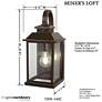 2_Miner's Loft 14 3/4"H Oil-Rubbed Bronze Outdoor Wall Light more views