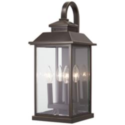 Miner's Loft 20 3/4"H Oil-Rubbed Bronze Outdoor Wall Light