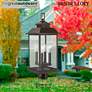 6_Miner's Loft 22 1/2" High Bronze Outdoor Post Light more views
