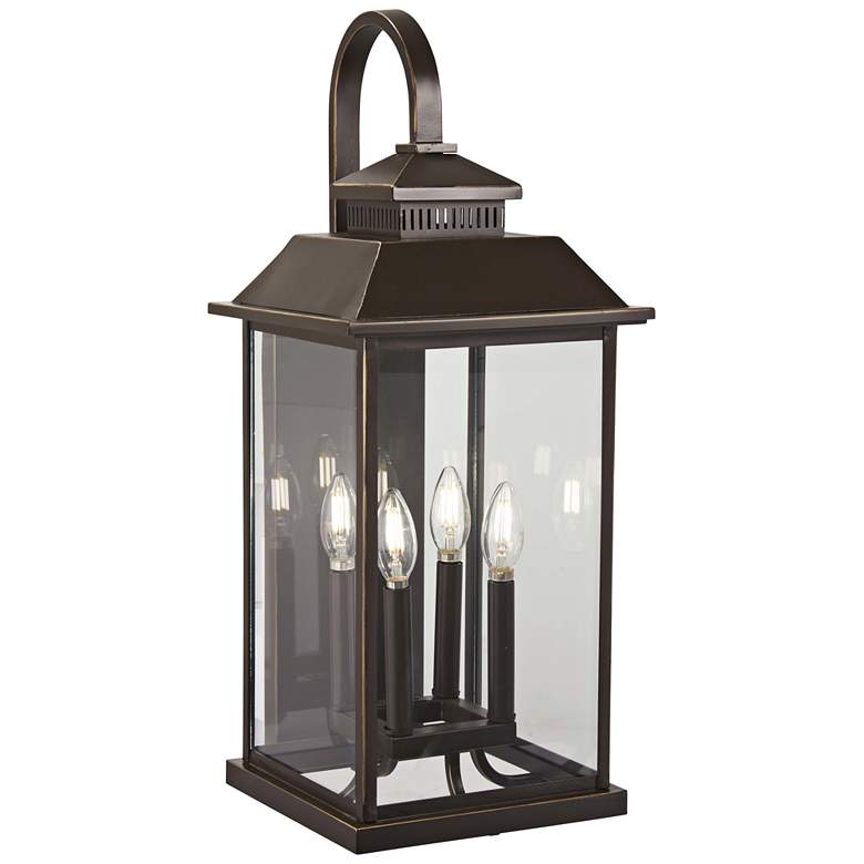 Image 2 Miner&#39;s Loft 25 1/2 inchH Oil-Rubbed Bronze Outdoor Wall Light