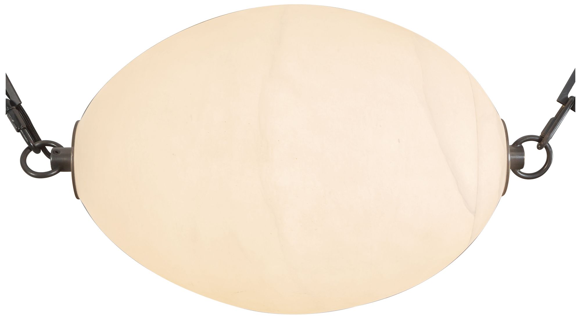 Image 5 Mineral 5-Light Alabaster dimmable LED Chandelier with Urban Bronze Finish more views