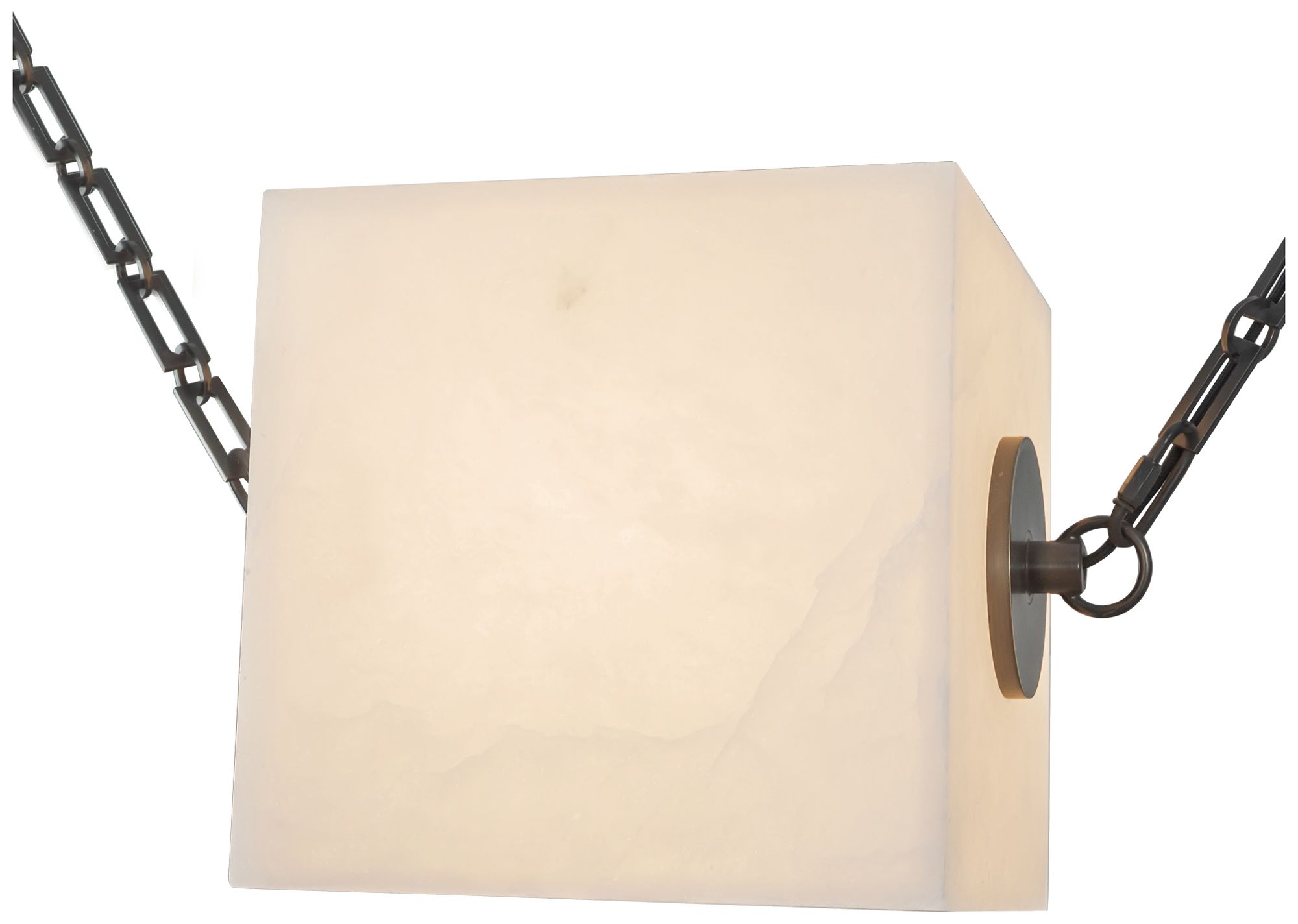 Image 7 Mineral 5-Light Alabaster dimmable LED Chandelier with Urban Bronze Finish more views