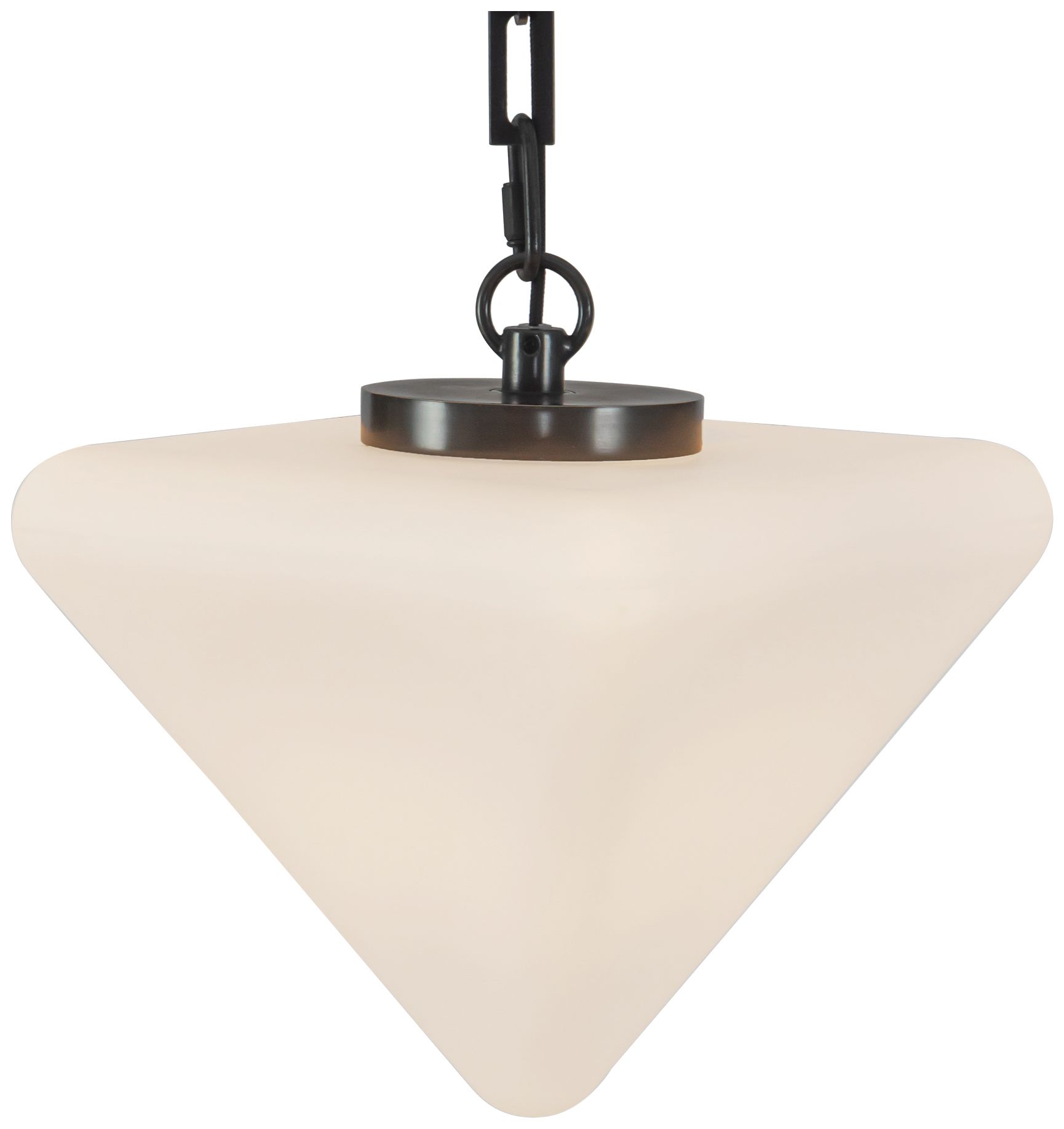 Image 4 Mineral 5-Light Urban Bronze dimmable LED Chandelier with Opal Glass more views