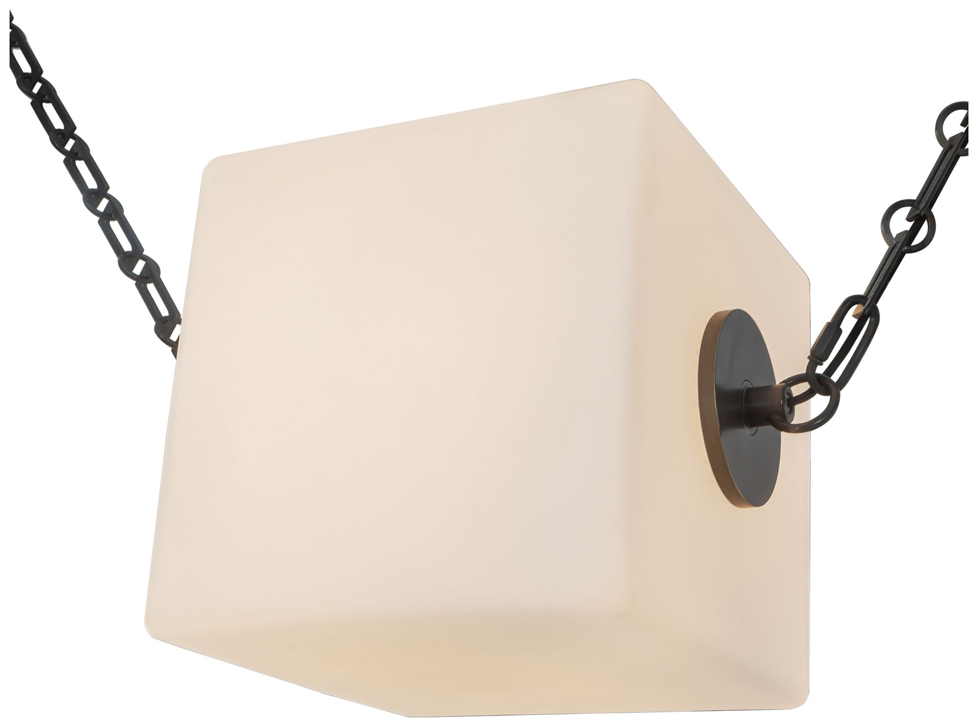 Image 7 Mineral 5-Light Urban Bronze dimmable LED Chandelier with Opal Glass more views