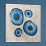 Mineral Rings 32" Square Giclee Printed Wood Wall Art