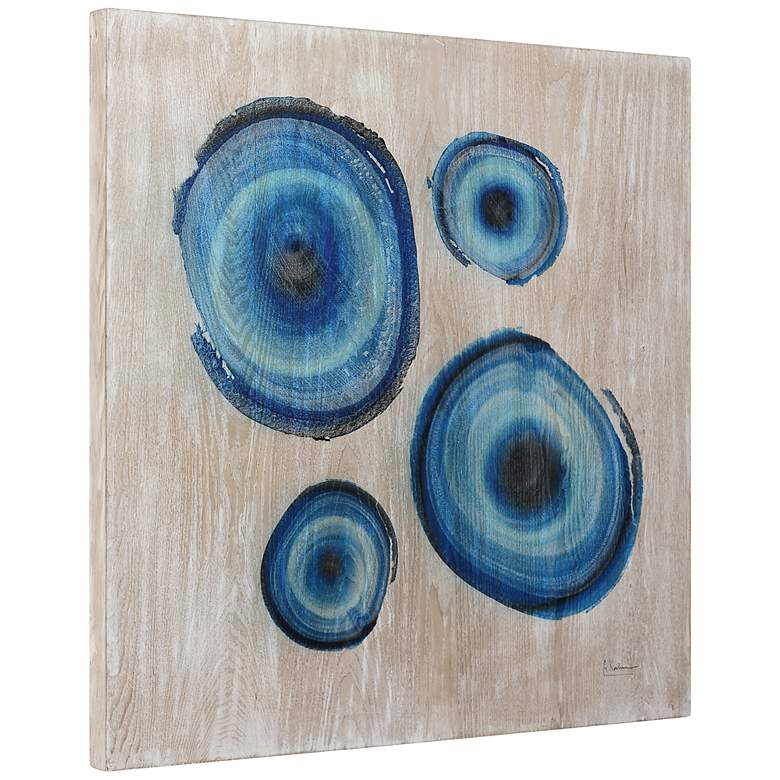Image 5 Mineral Rings 32 inch Square Giclee Printed Wood Wall Art more views