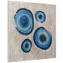Mineral Rings 32" Square Giclee Printed Wood Wall Art