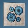 1_Mineral Rings I 32" Square Giclee Printed Wood Wall Art