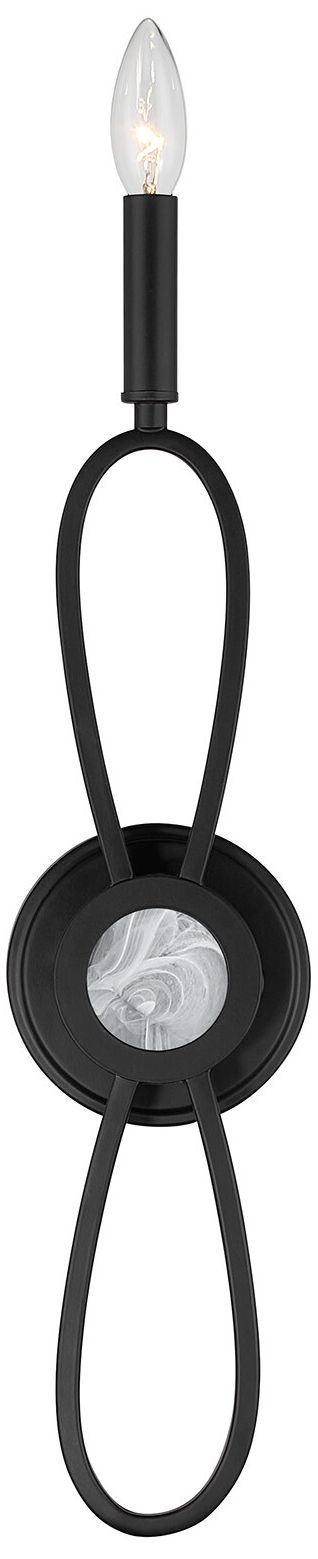 Image 3 Minette 1-Light Wall Sconce in Matte Black more views