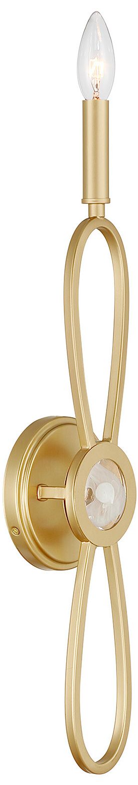Image 5 Minette 1-Light Wall Sconce in Spun Gold more views