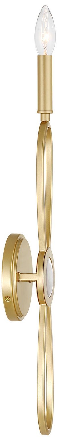 Image 6 Minette 1-Light Wall Sconce in Spun Gold more views