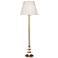 Ming Floor Lamp in Aged Brass Finish