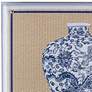 Ming Vase I 20" Square Shadow Box Giclee Canvas Wall Art