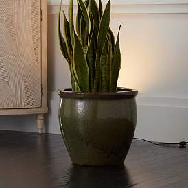 Image4 of Mini Accent 6 1/2" High Can Spot Light in Black more views