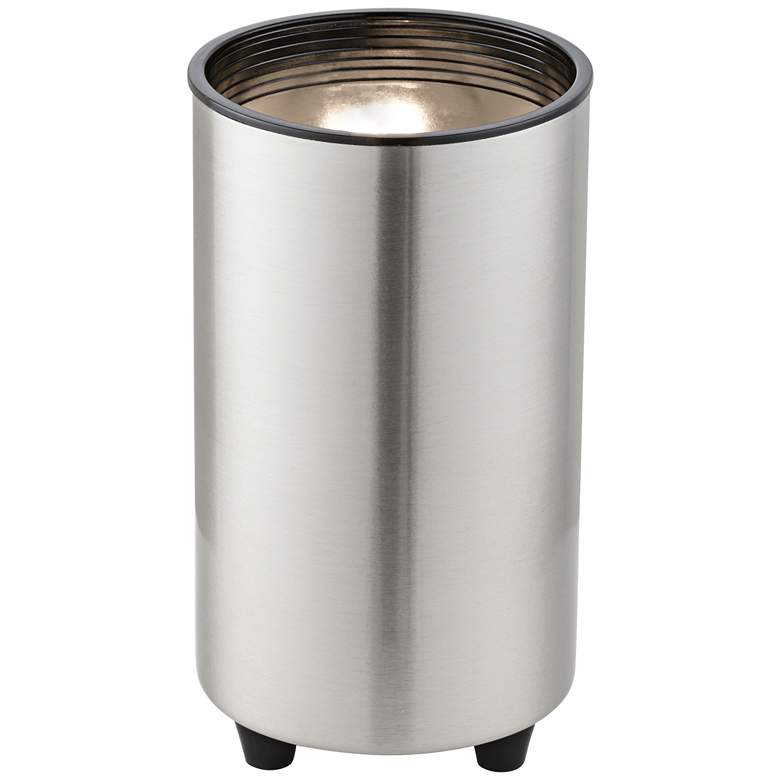 Image 2 Mini Accent 6 1/2" High Silver Finish Can Spot Lights - Set of 4 more views