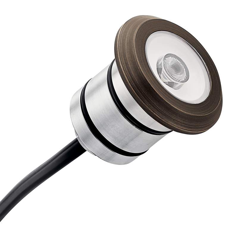 Image 1 Mini All-Purpose Brass 3000K 200 Lumen LED In-Ground Light