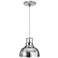 Mini Cargo Solid 6 1/2"W Nickel LED Freejack Mini Pendant
