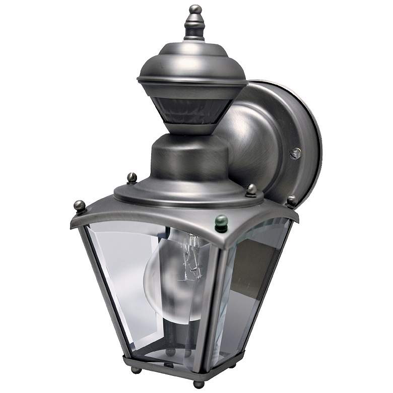 Image 1 Mini Coach Silver Pewter Outdoor Wall Light