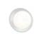 Mini Coupe 6.25" High Gloss White Wall Sconce