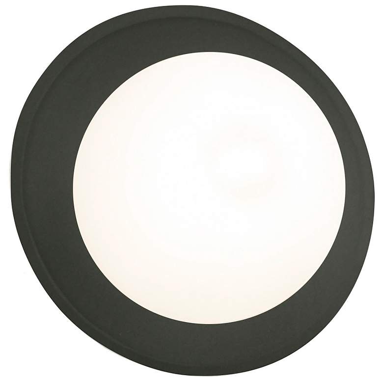 Image 1 Mini Coupe 6.25" High Pewter Green Wall Sconce