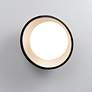 3_Mini Coupe Gloss Black & Matte White Wall Sconce more views
