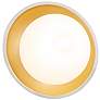 1_Mini Coupe Matte White & Champagne Wall Sconce