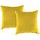 Mini Dots Pineapple 18" Square Outdoor Toss Pillow Set of 2