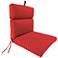 Mini Dots Rojo French Edge Outdoor Chair Cushion