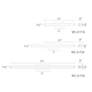 4_Mini Vogue 19 3/4" Wide Chrome 2700K LED Vanity Bath Light more views