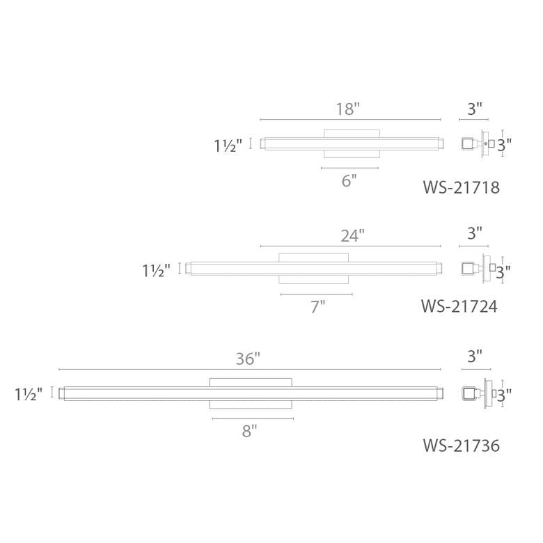 Image 2 Mini Vogue LED Bathroom Vanity or Wall Light more views