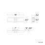 5_Minibar 5.5"H x 18"W 18-Light Linear Bath Bar in Brushed Nickel more views