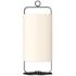 Minimalism 9.8" Matte Black/Cream White Table Lamp
